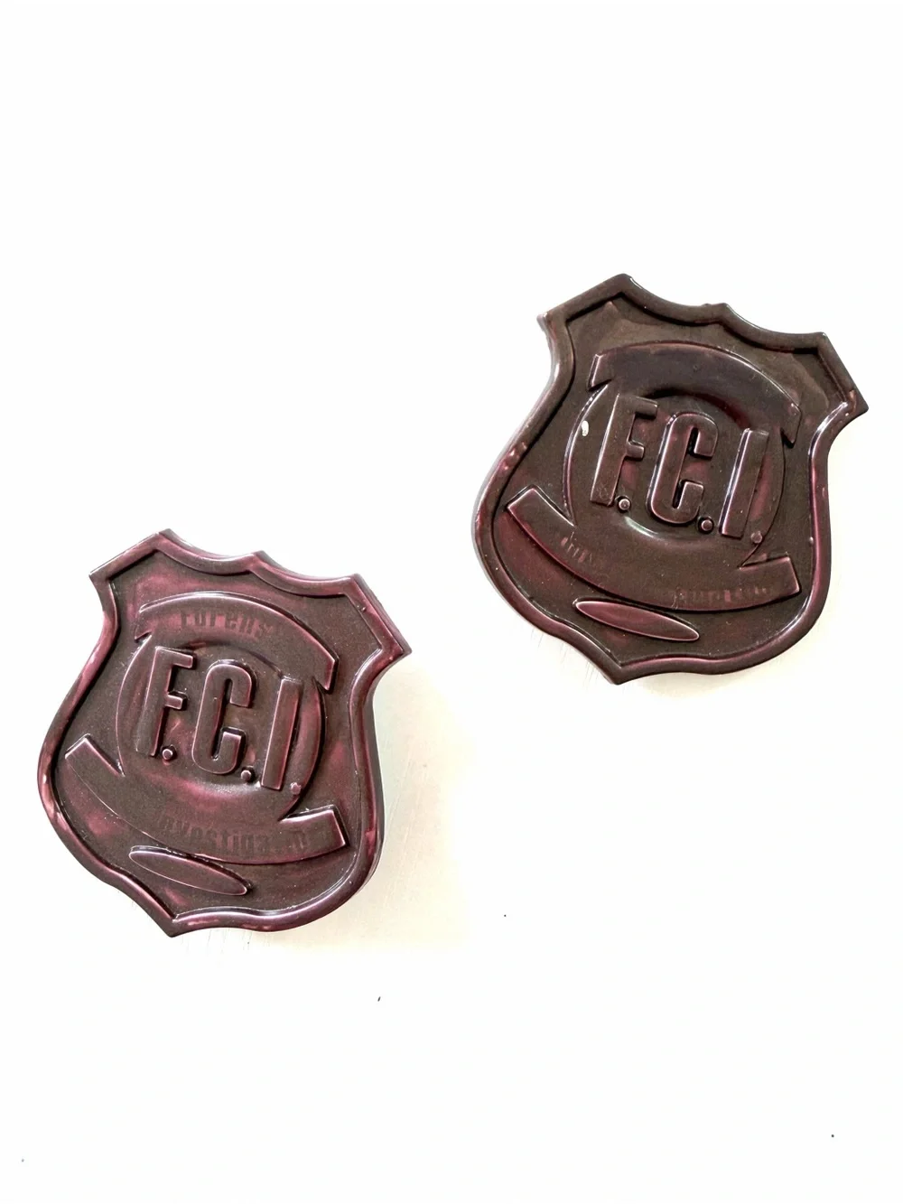 Handcuffs  & Badges 2 pair each working metal handcuffs & keys